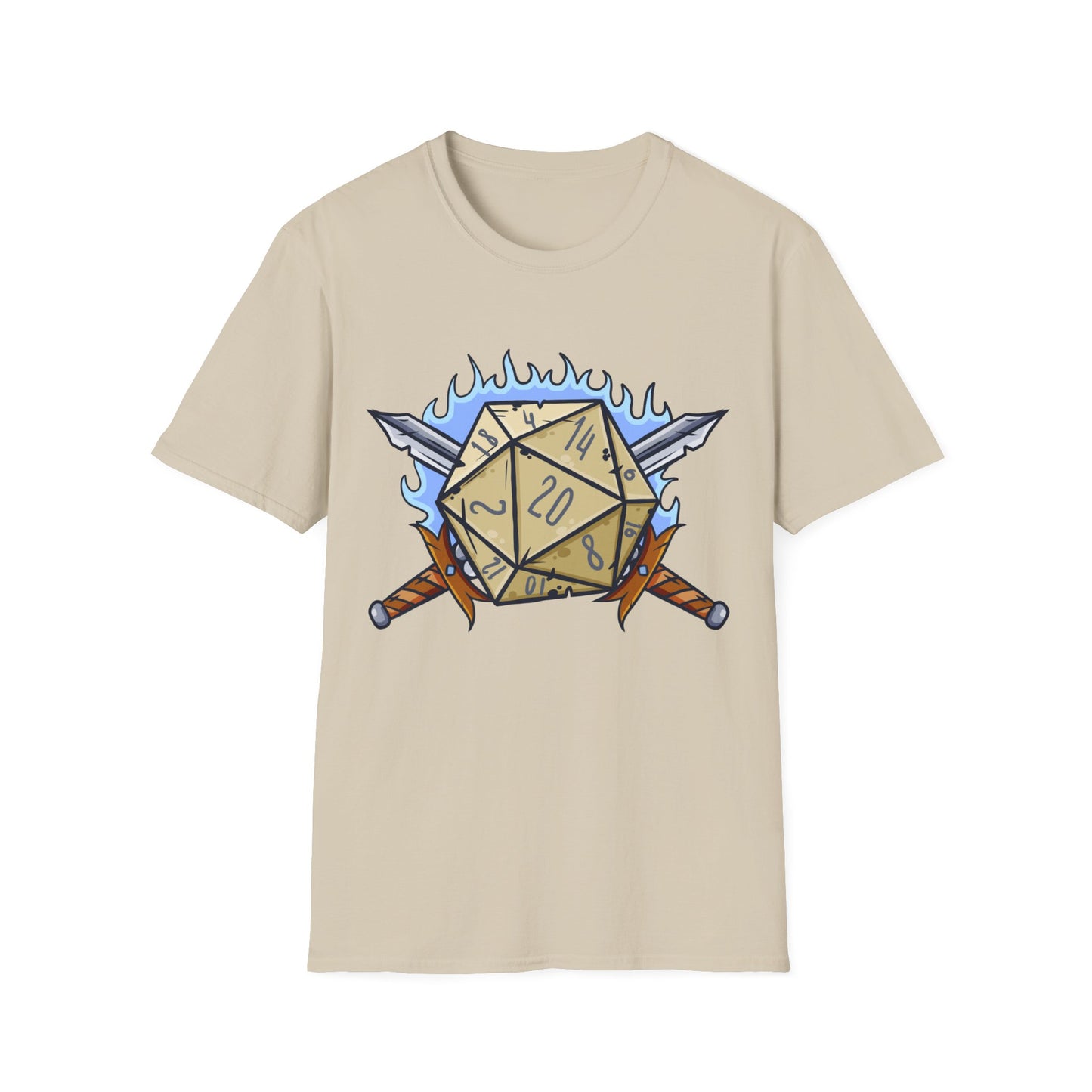 D20 Sword DnD  | Dice and Thread  | Unisex T-Shirt