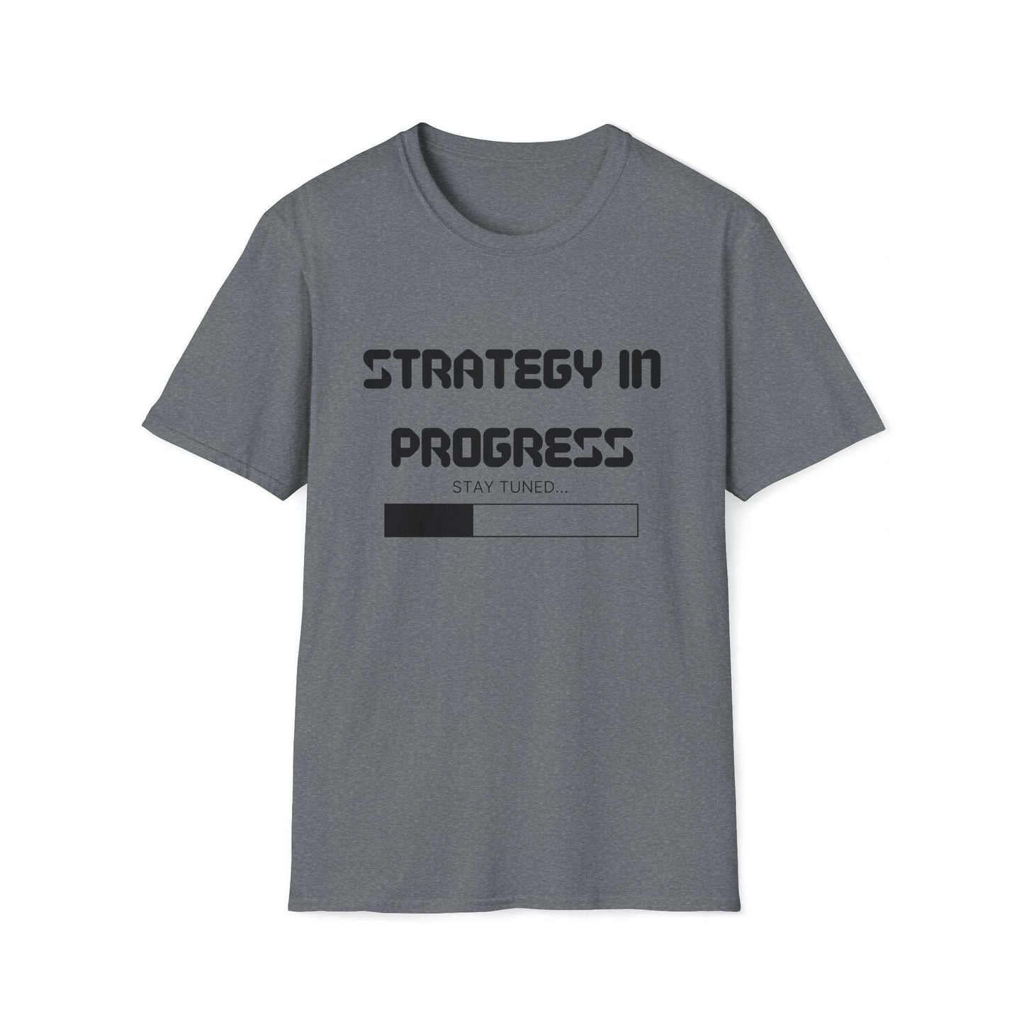 Strategy In Progress | Loading Design | Dice and Thread | Unisex T-Shirt | Board game T-Shirt