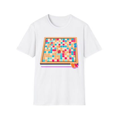 Scrabble Inspired | Dice and Thread | Printed Graphic T-Shirt Board Game