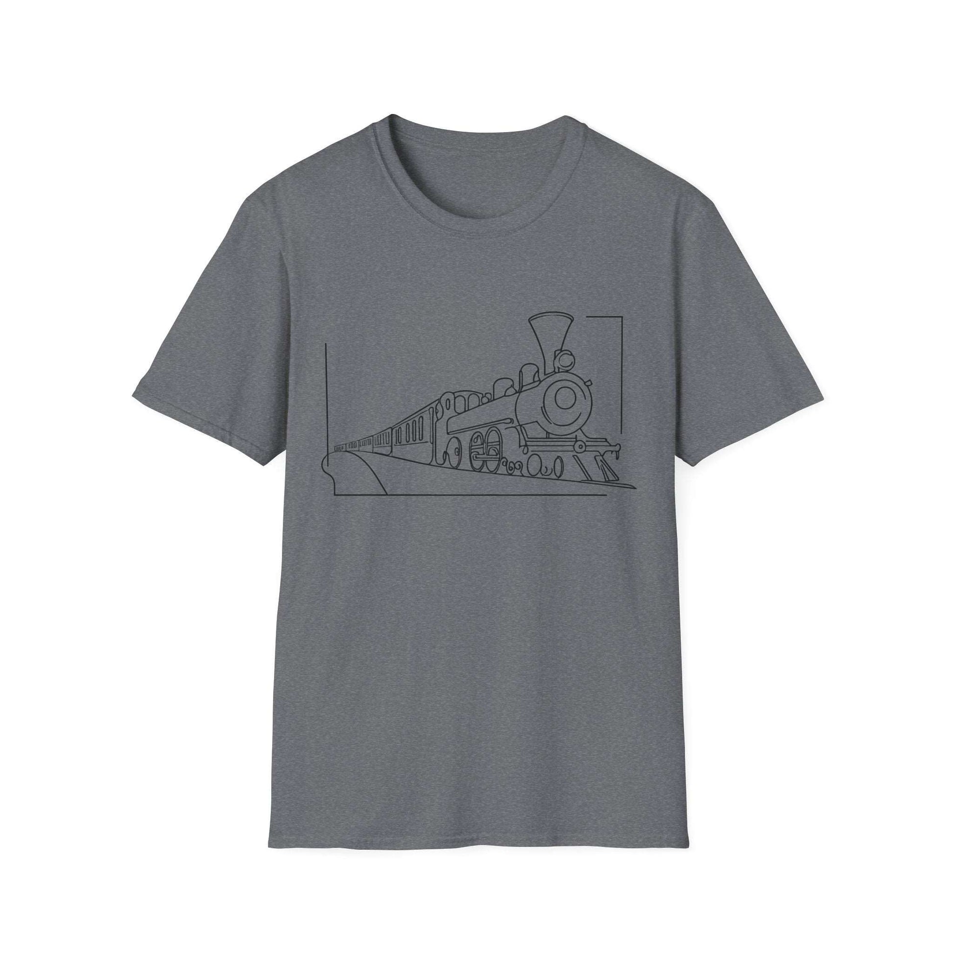 Ticket To Ride Inspired hand line drawing | Dice and Thread | Printed Graphic T-Shirt Board Game