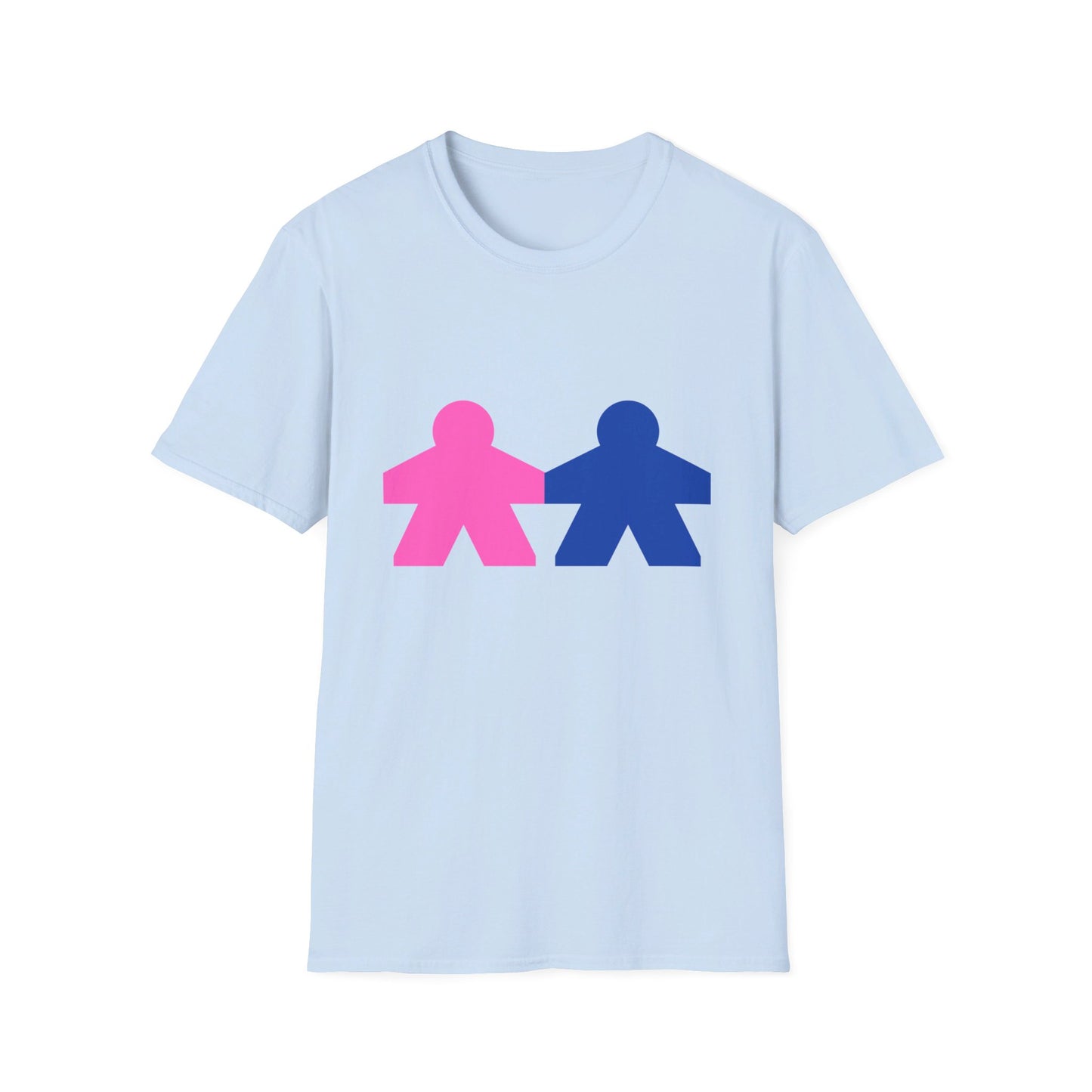 His and Hers Meeple | Dice and Thread | Couple T-Shirt Board Game