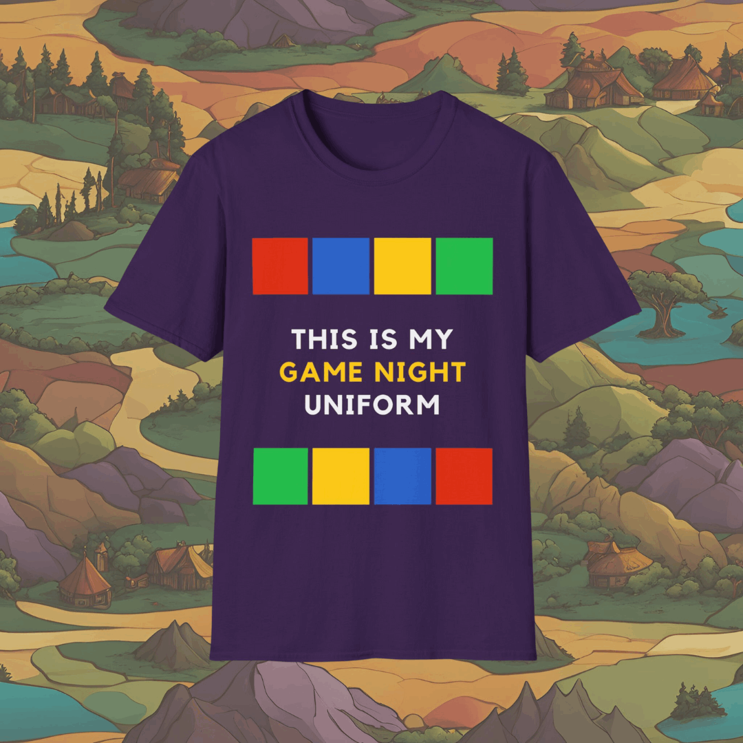 Game Night Uniform | Dice and Thread | Unisex Soft-Style T-Shirt