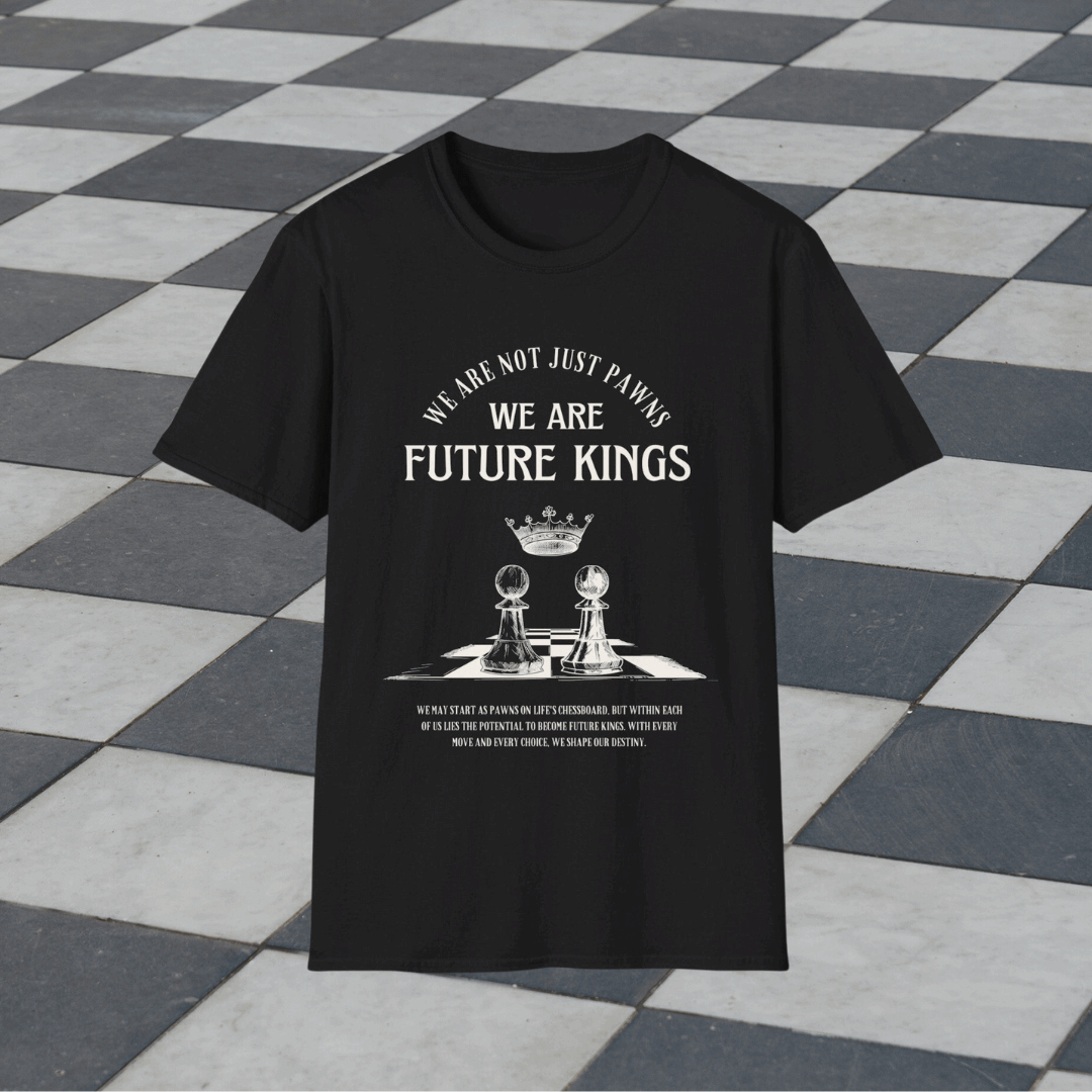 Future Kings | Dice and Thread | Chess T-Shirt Board Game