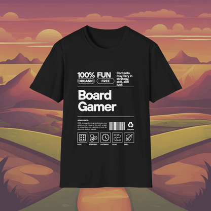 100% Board Gamer | Dice and Thread |  T-Shirt