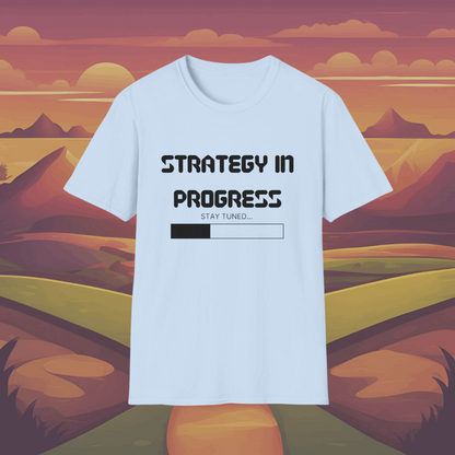 Strategy In Progress | Loading Design | Dice and Thread | Unisex T-Shirt | Board game T-Shirt