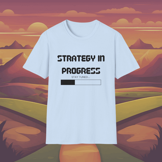 Strategy In Progress | Loading Design | Dice and Thread | Unisex T-Shirt | Board game T-Shirt