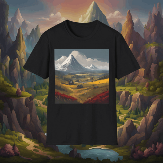 Scythe Inspired Landscape | Dice and Thread |Scythe T-Shirt