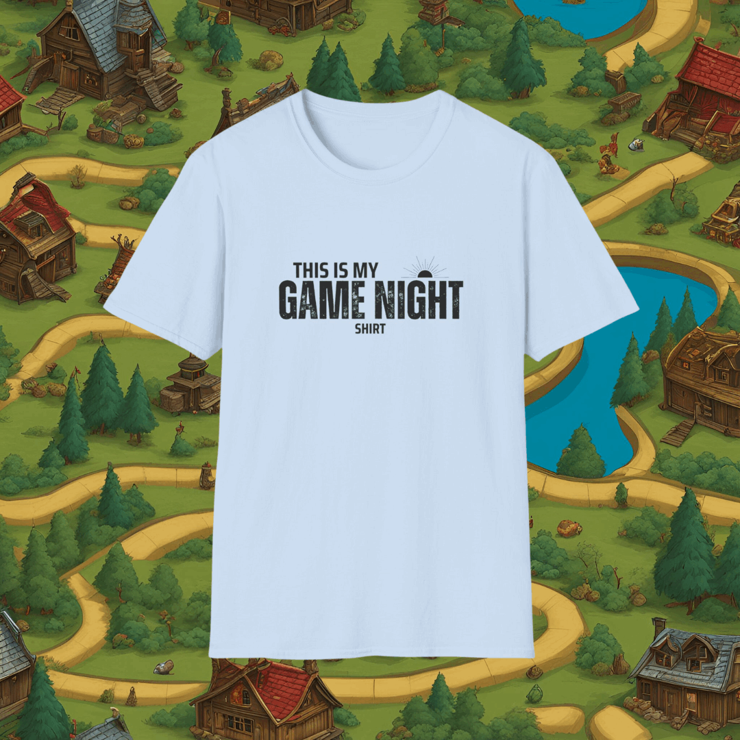 Game Night | Dice and Thread | Unisex Soft-Style T-Shirt