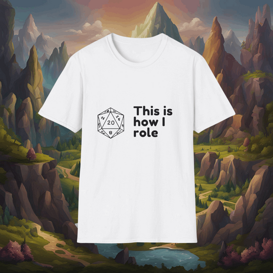 That is how I roll | Dice and Thread | D20 T-Shirt