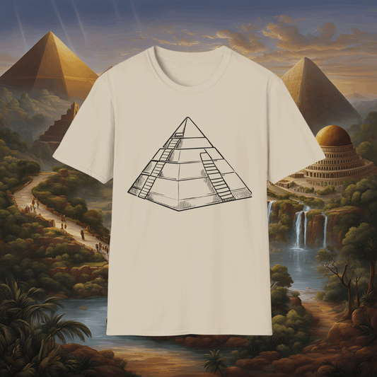 Seven Wonders Inspired Pyramid | Dice and Thread | Printed Graphic T-Shirt Board Game